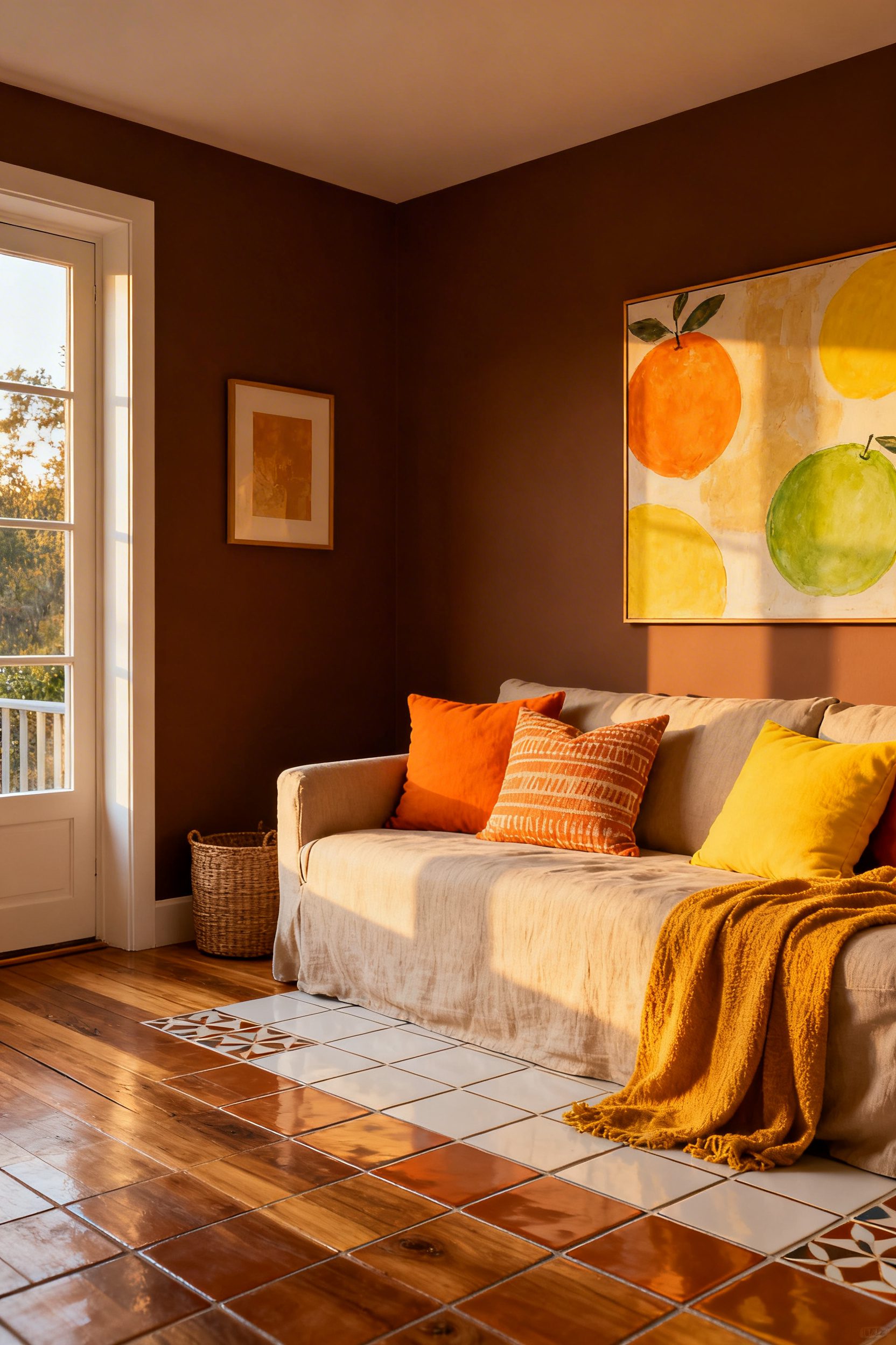 Cocoa Brown Grounds Citrus Shades