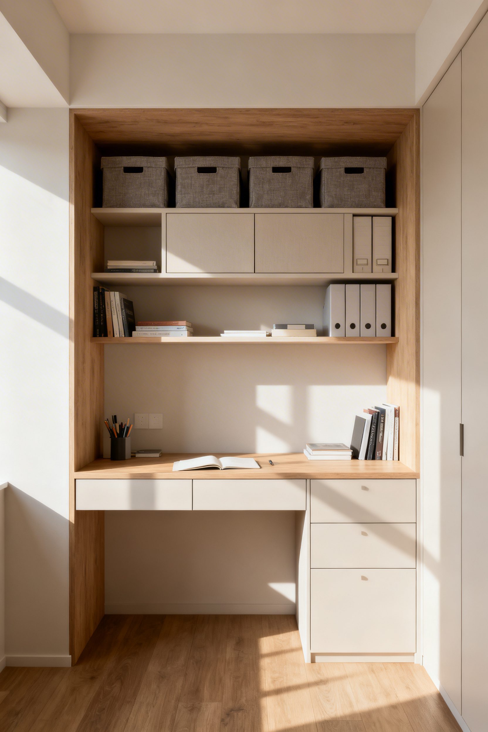 Compact Desk Nooks With Storage