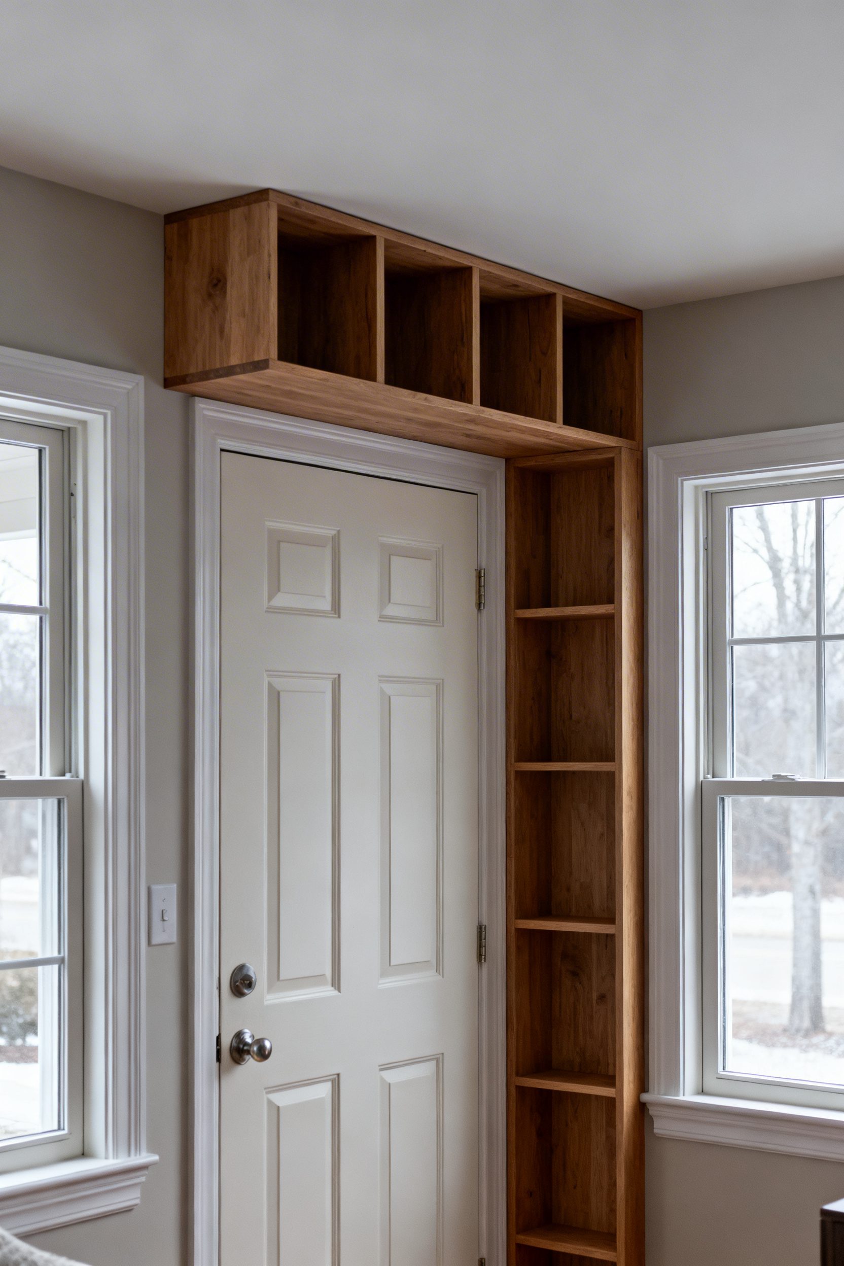 Corner-to-Door Wraparound Bookcase