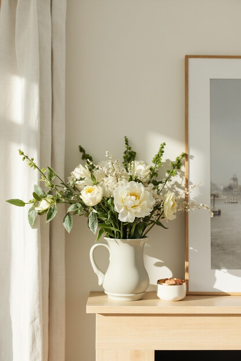 Creamy Cozy Vignettes