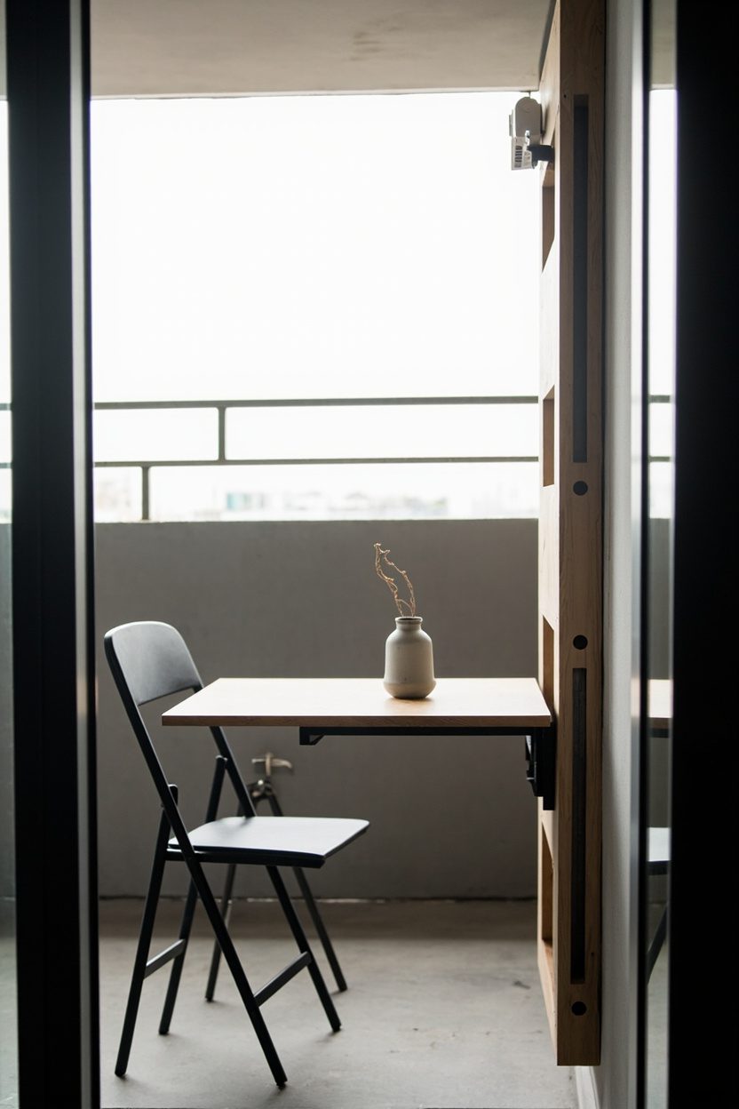 Fold-Away Balcony Dining Solutions