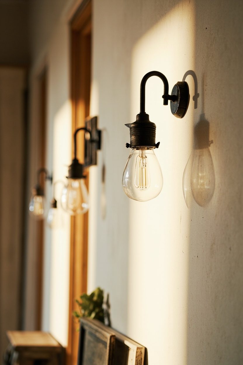 French Farmhouse Sconces In Iron