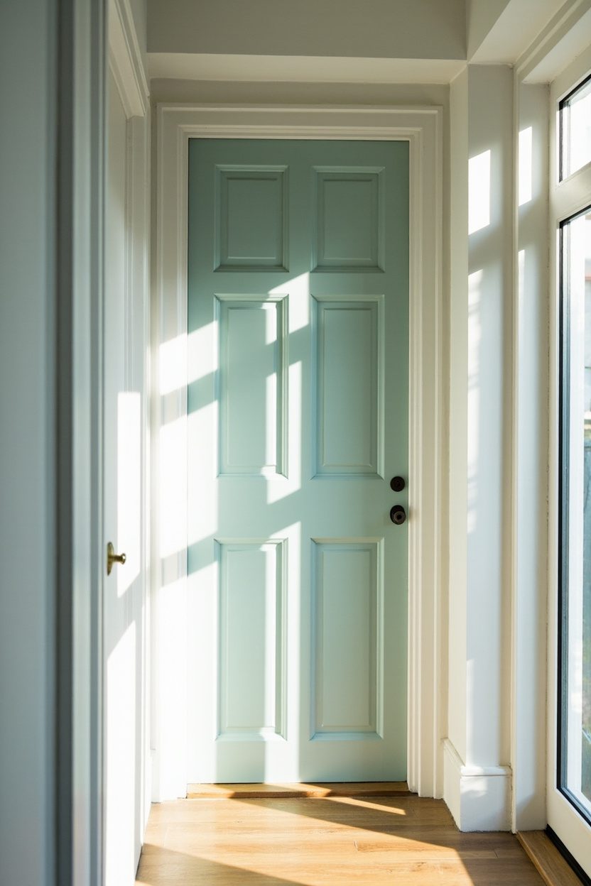 Freshly Painted Pastel Doorways