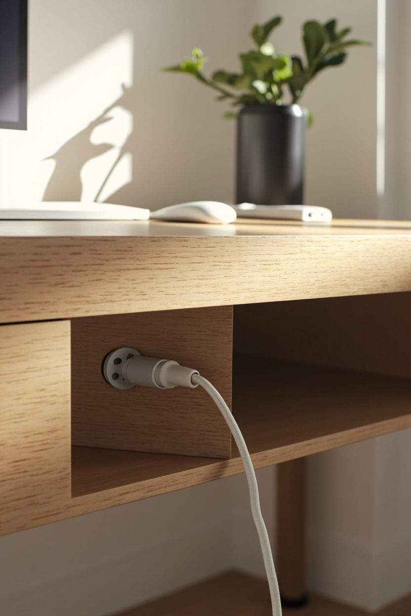 Integrated Cable Management Channels