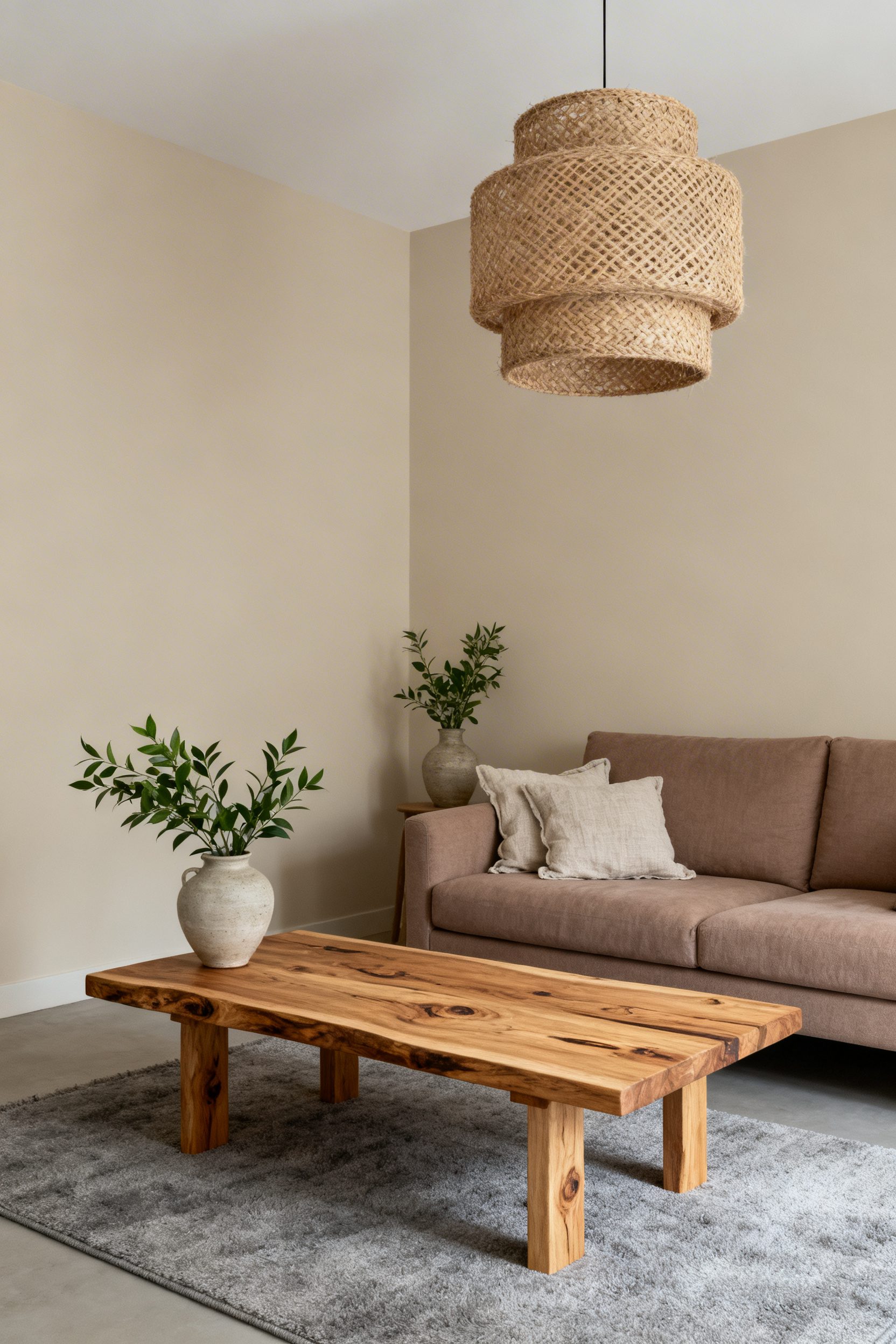 Japandi home design neutral palette tones