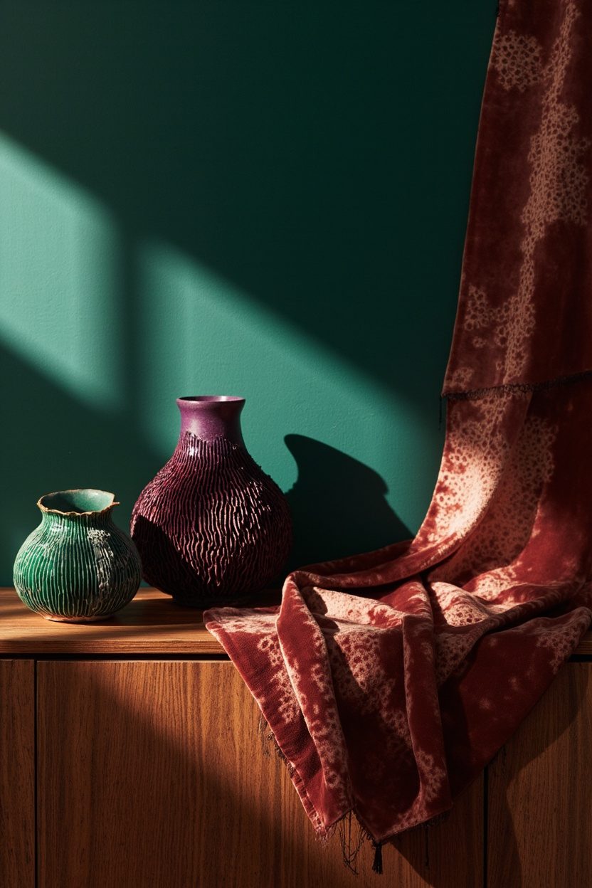 Jewel-Toned Fungi Accents