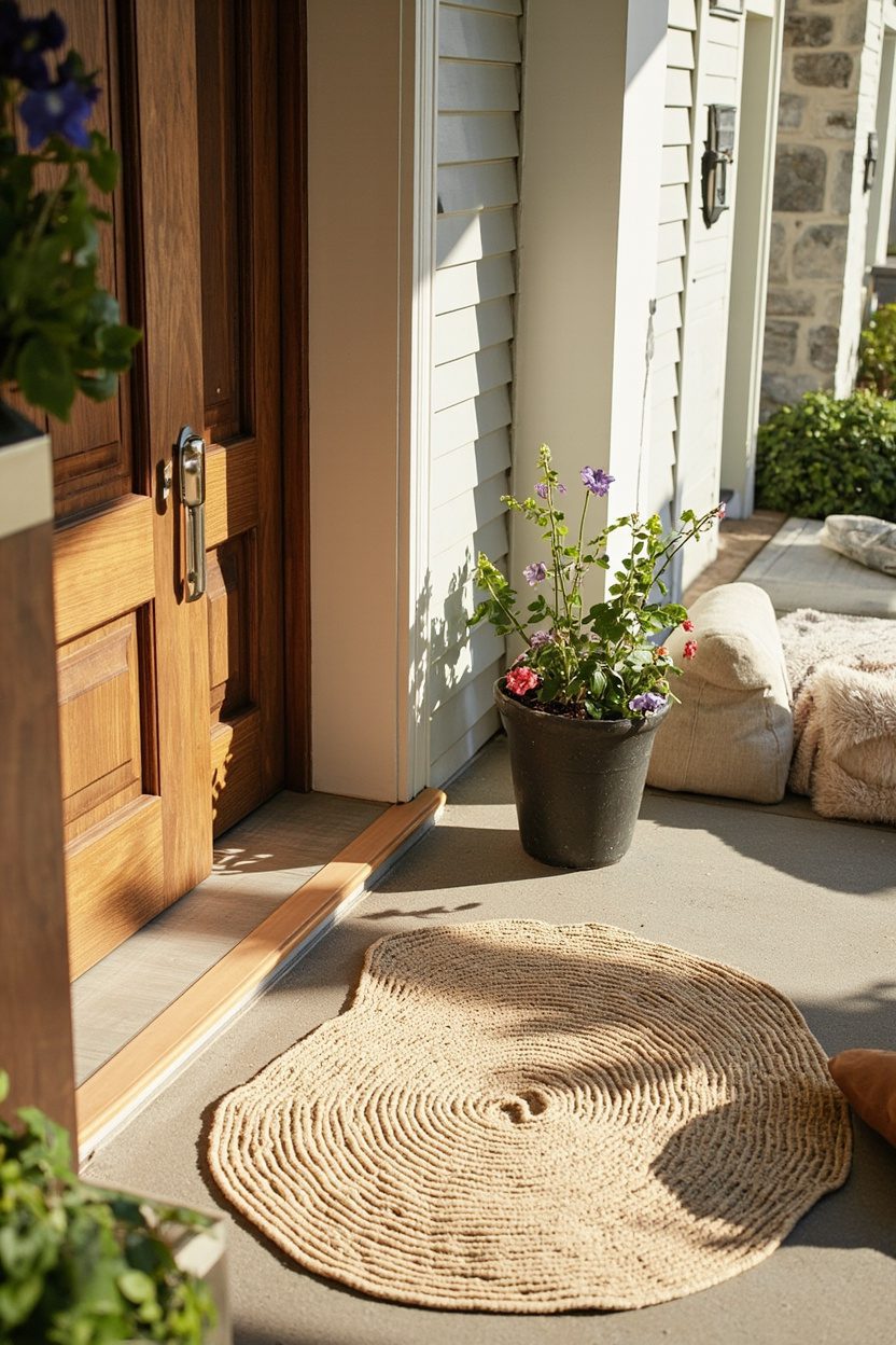 Layered Porch Textiles Styling