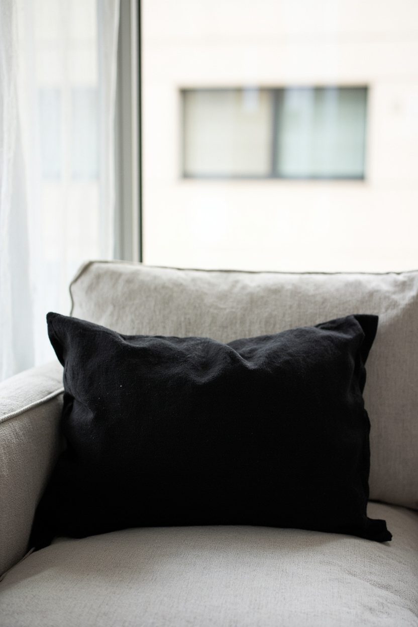 Matte Black Lumbar, Single Statement