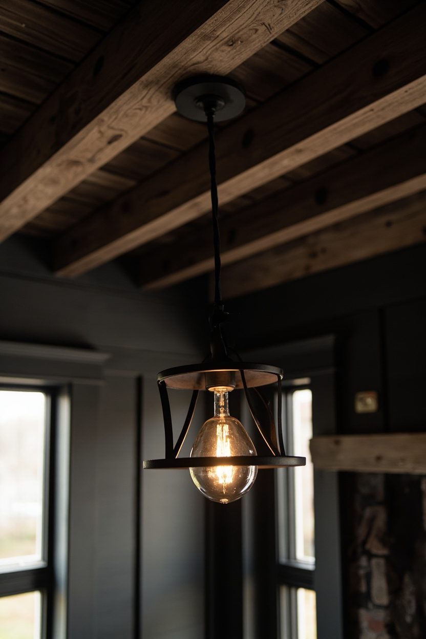 Matte Iron Lighting