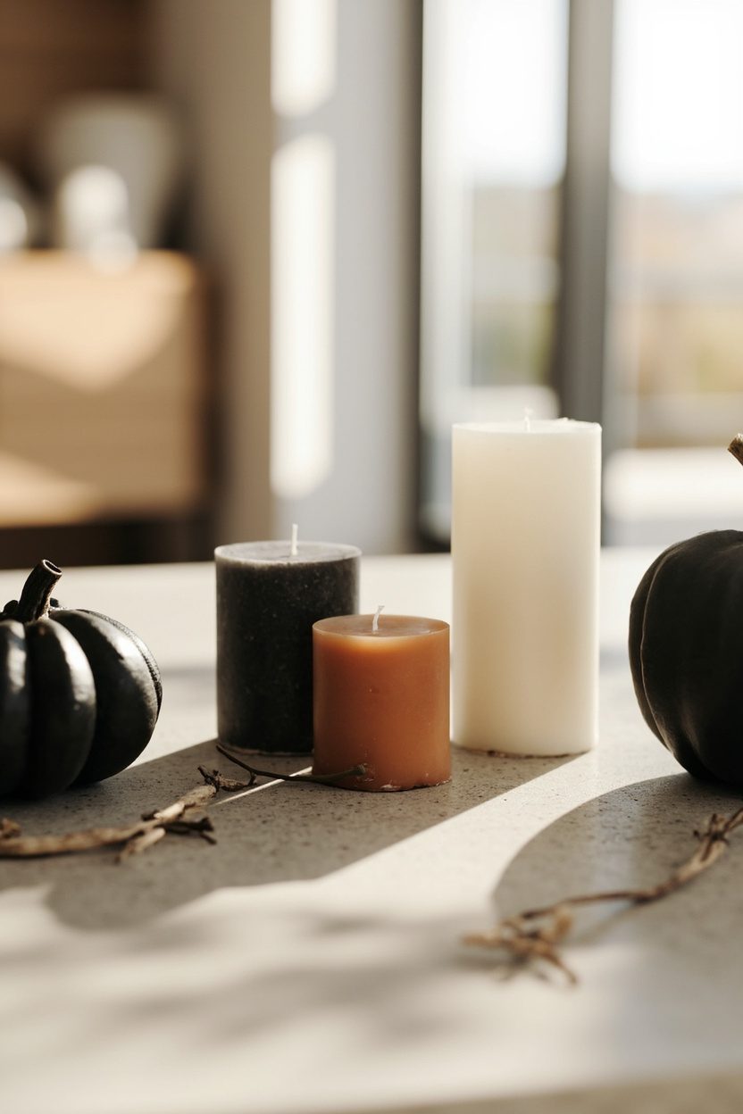 Minimalist Candle Cluster Styling