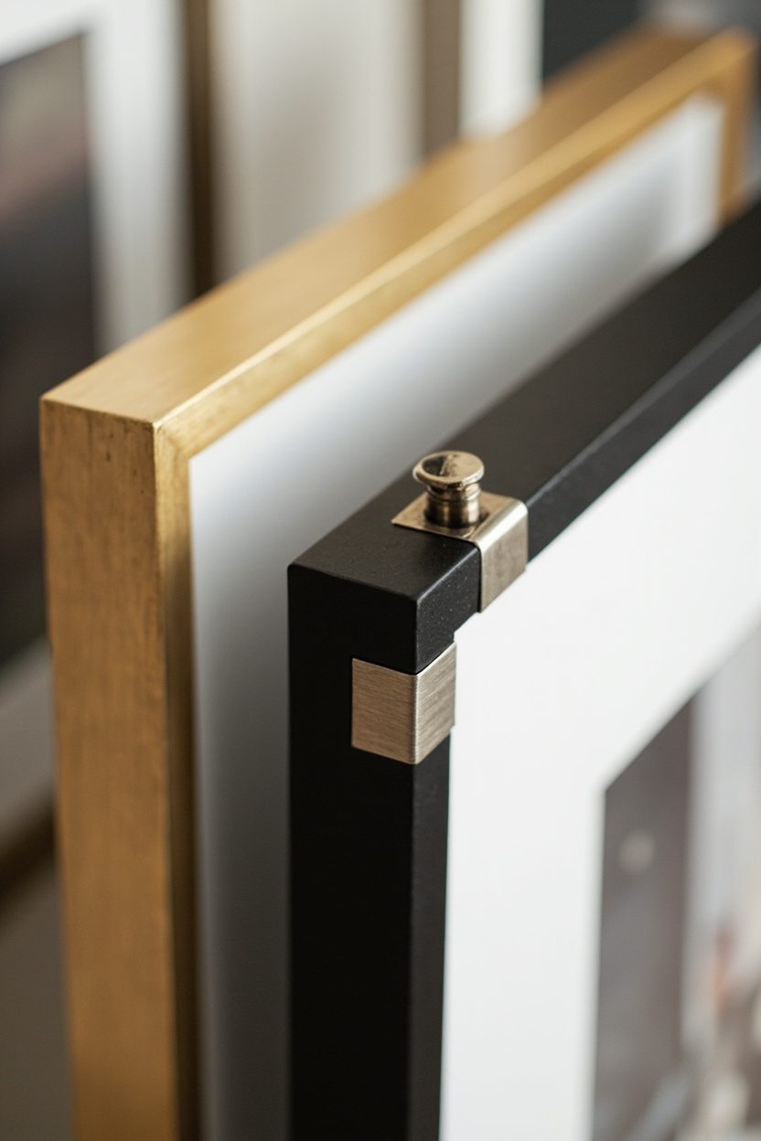 Mixed Metal Frames with Matting