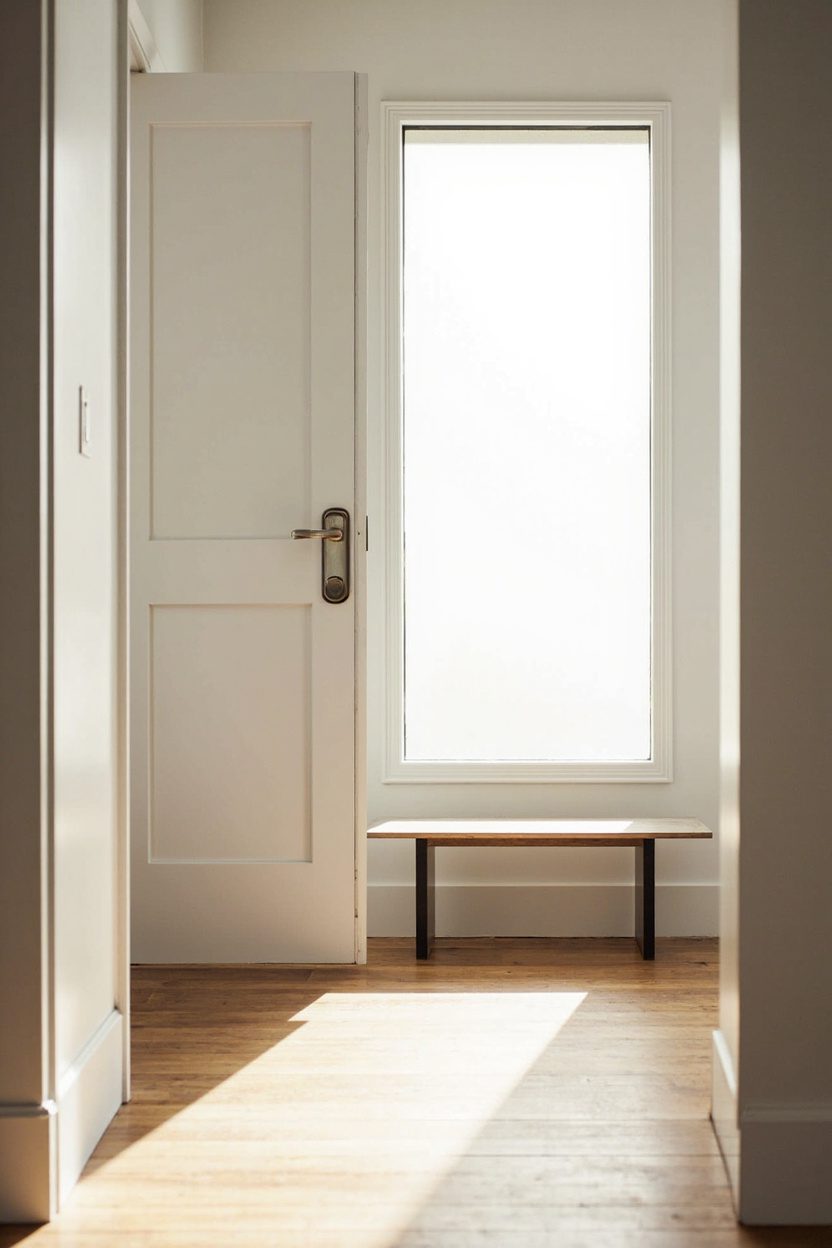 Modern Minimal Thin Entryway Table