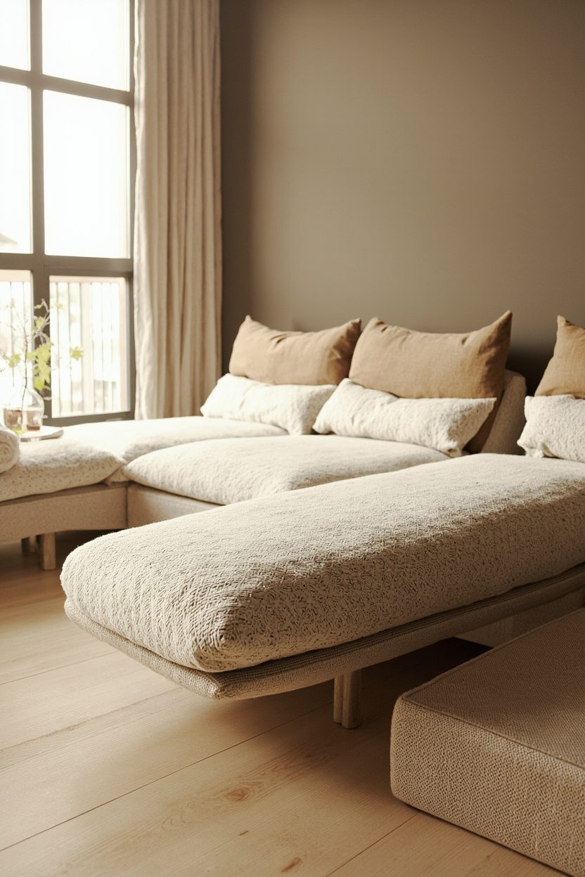 Modular Low-Slung Lounge Sets