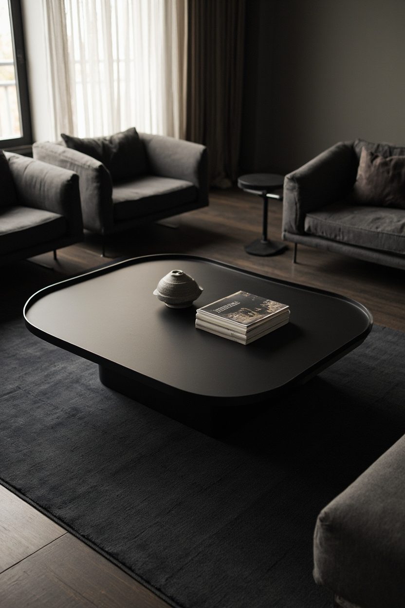 Moody Minimalist Black Accents