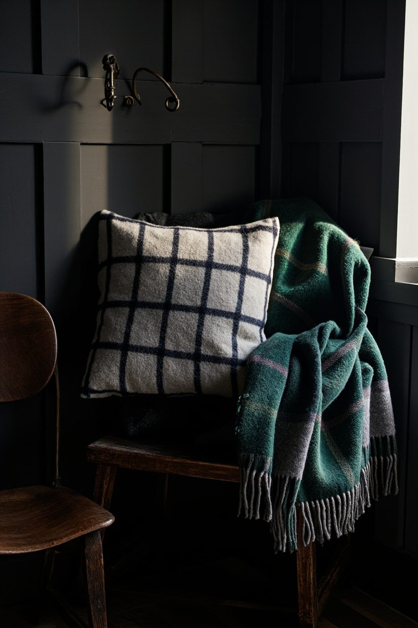 Moody Plaid Textiles