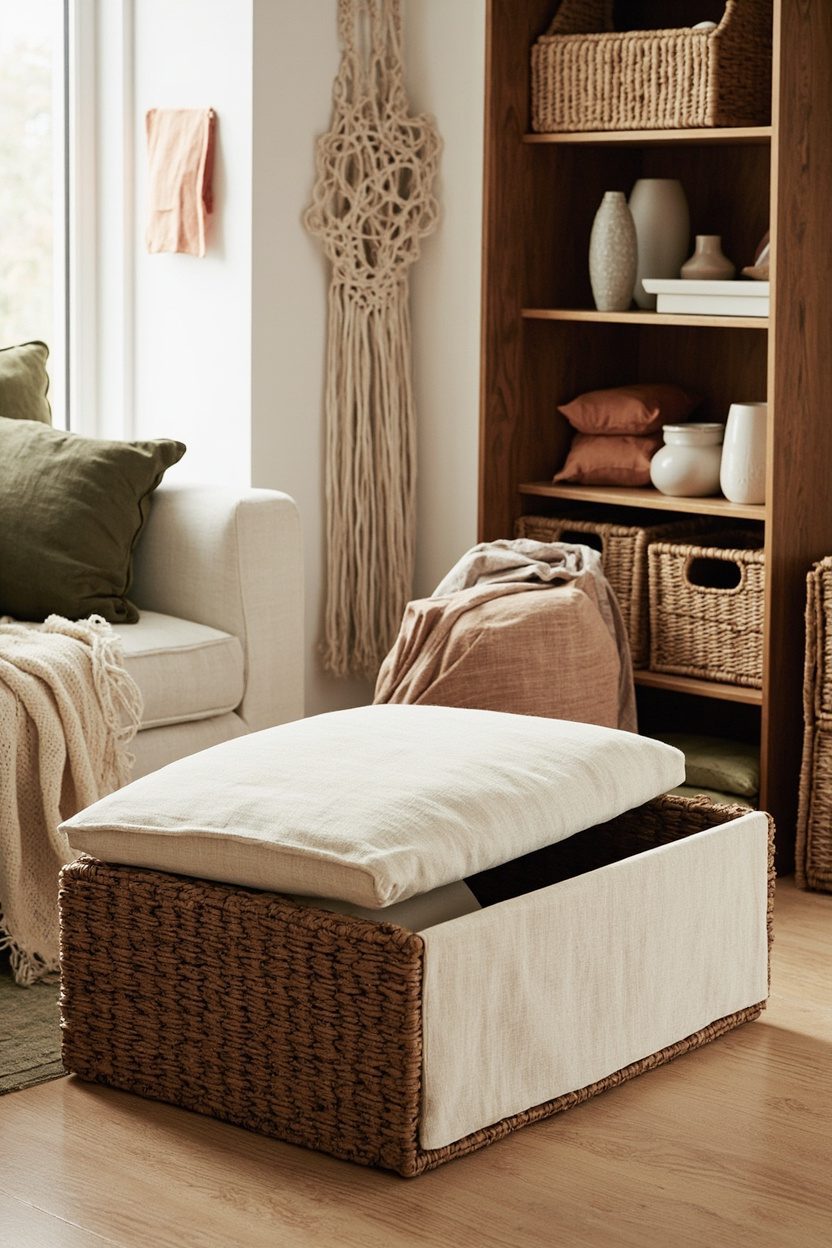 Multipurpose Storage Ottomans