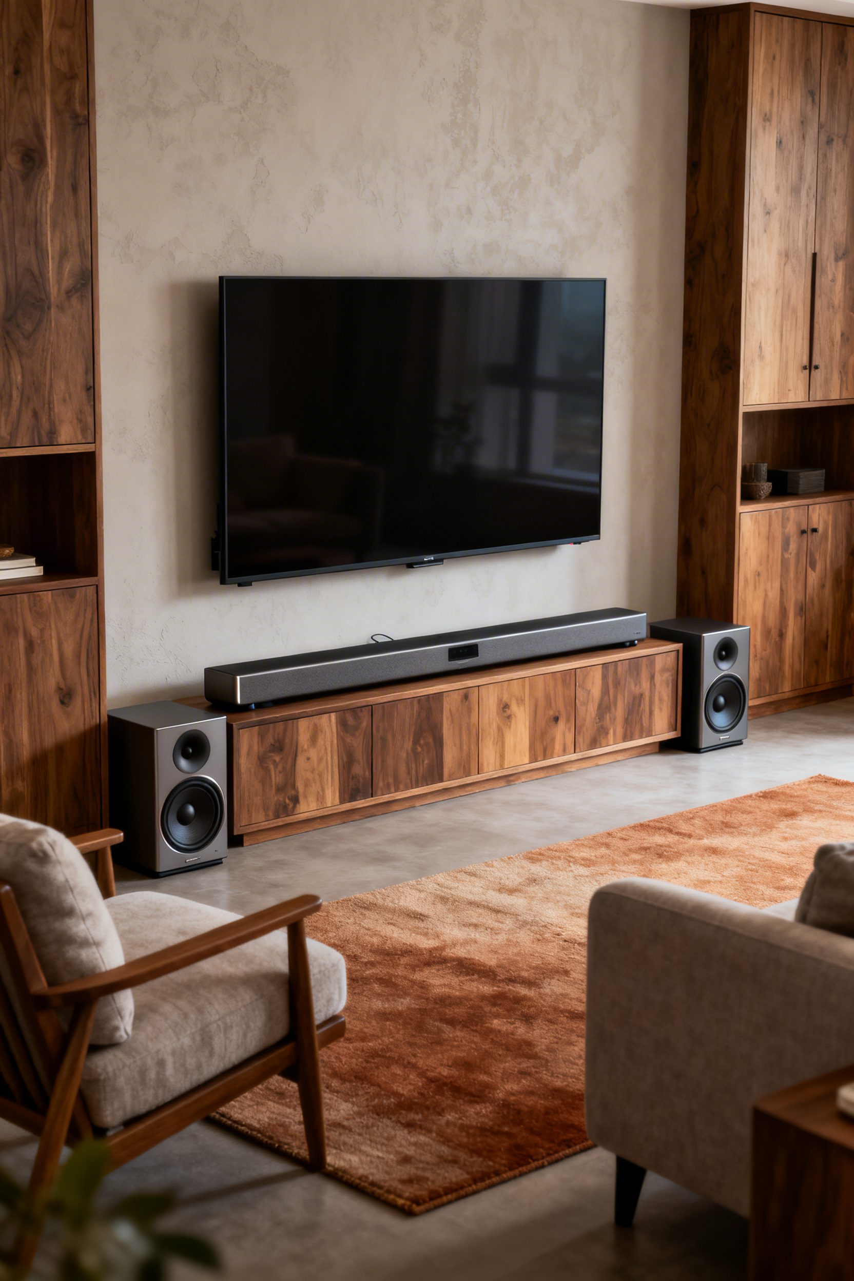 Multi‑Piece Soundbars, Cohesive Aesthetics