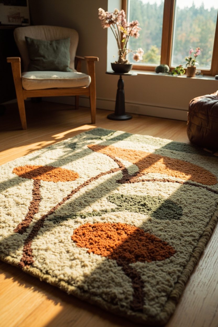 Mushroom Accent Rugs