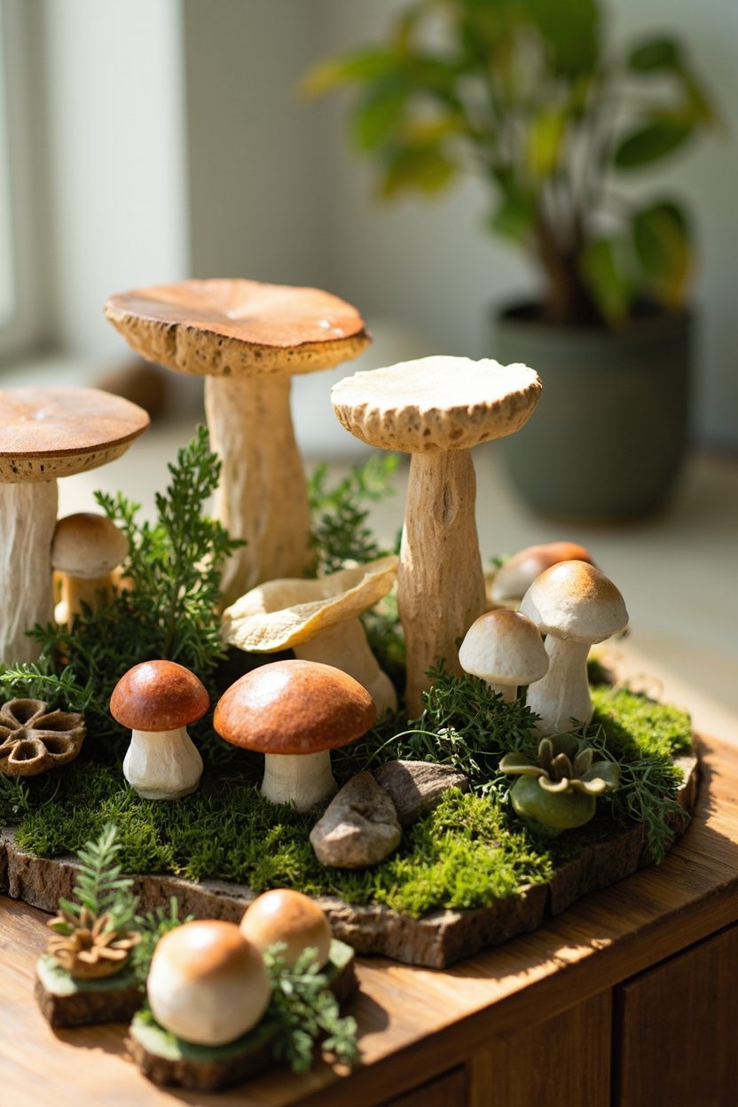 Mushroom Garden Vignettes