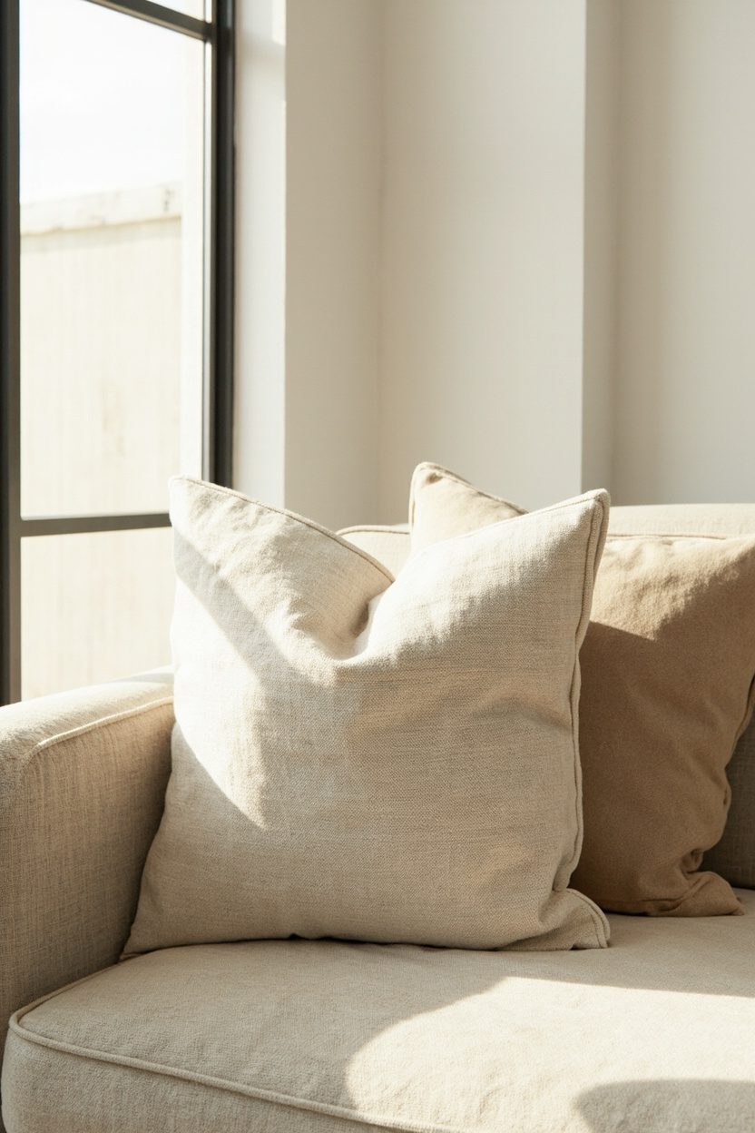 Oatmeal Pillows, Asymmetrical Pairing