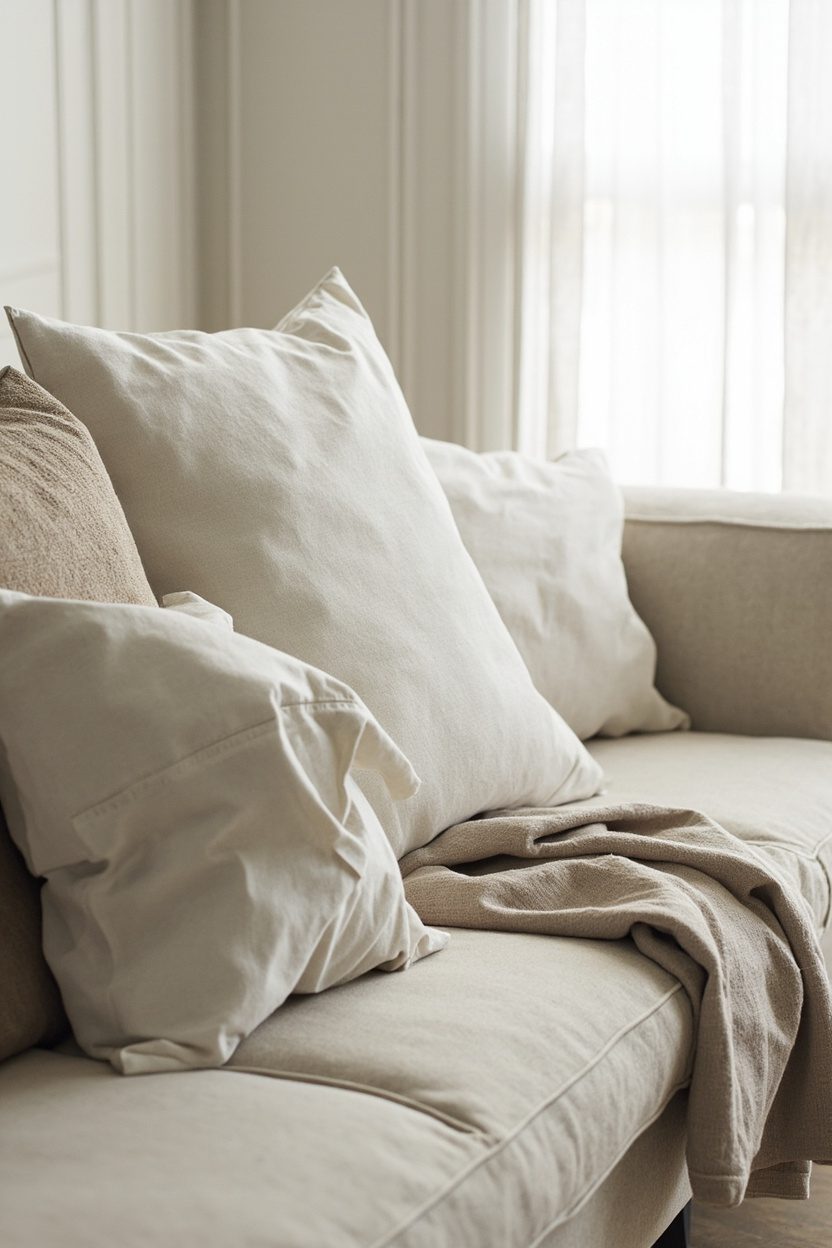 Oversized Euro Pillows for Depth