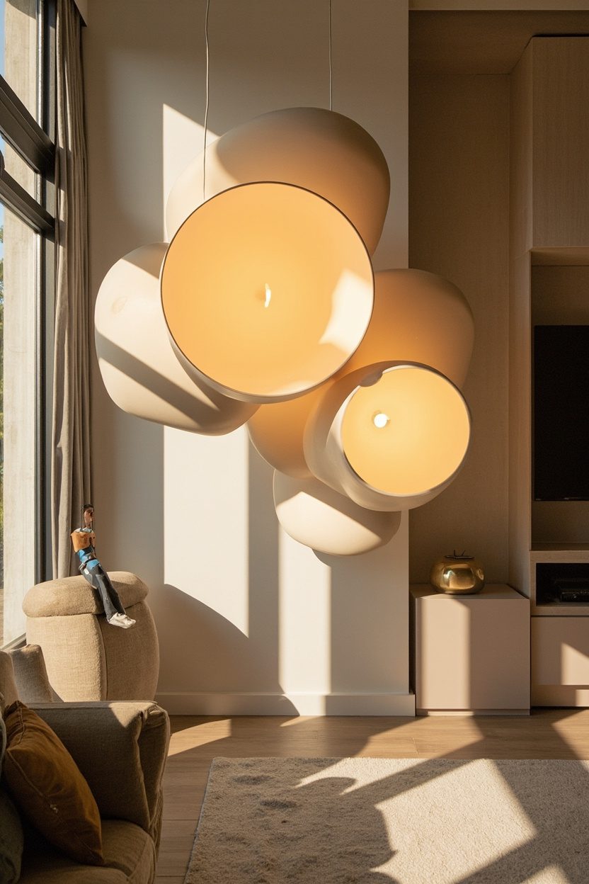 Oversized Sculptural Lighting