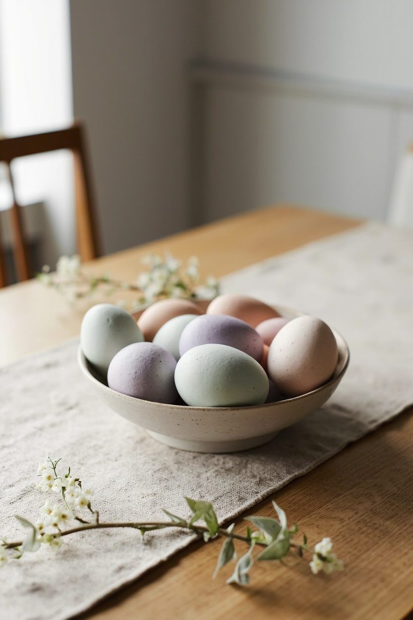 Pastel Egg Display