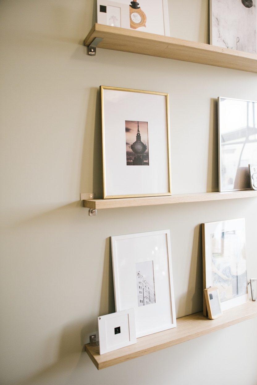 Picture Ledges for Rotating Art