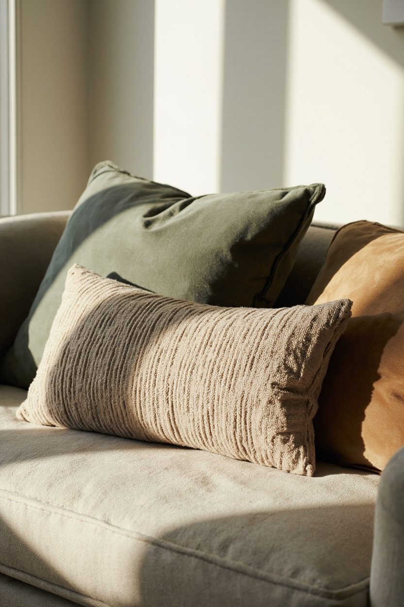 Sculptural Lumbar with Two Solids