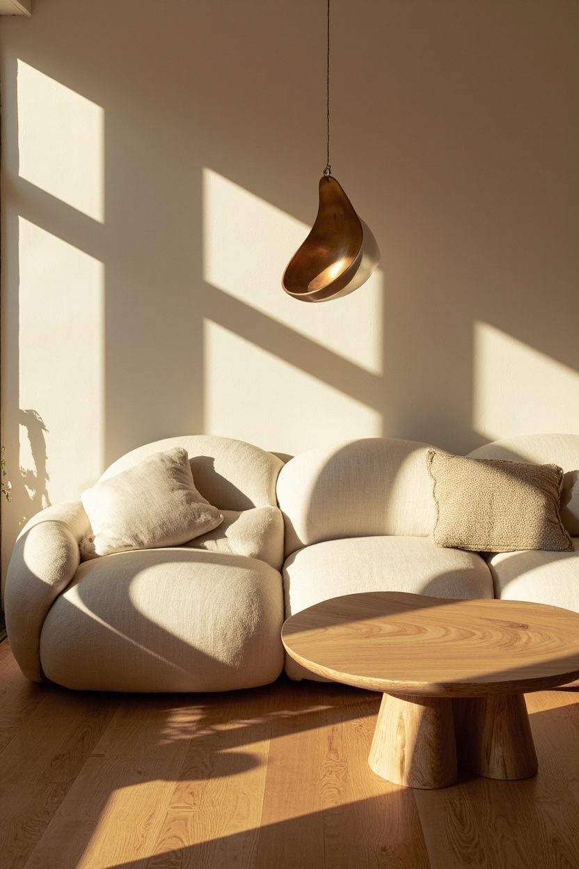 Sculptural, organic furniture silhouettes