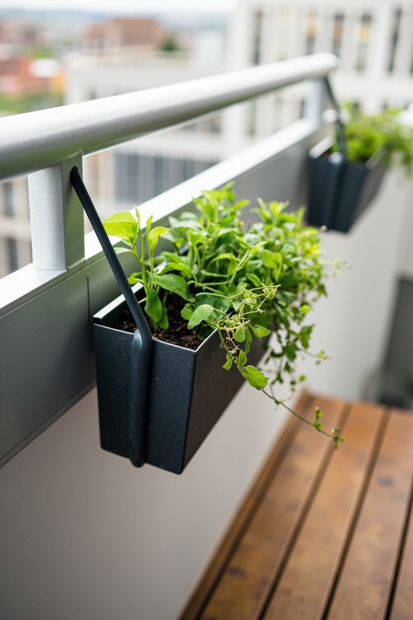 Space-Saving Rail Planter Systems