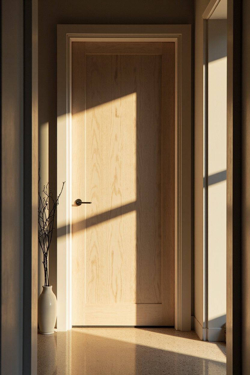 Subtle Spooky Door Styling