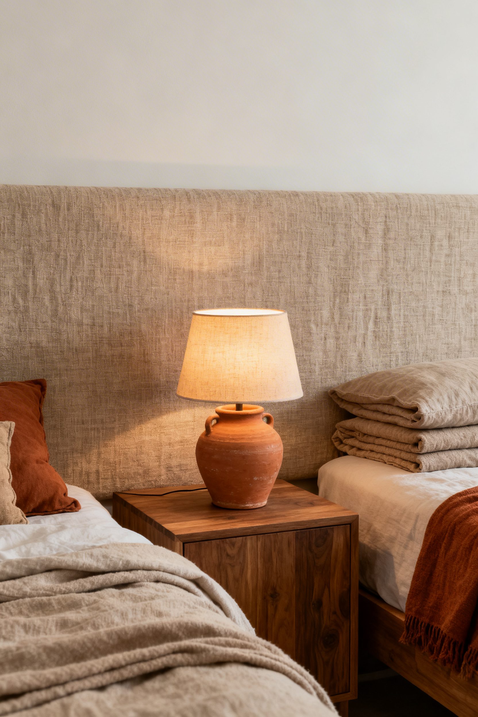 Terracotta Ceramic Night Lamps