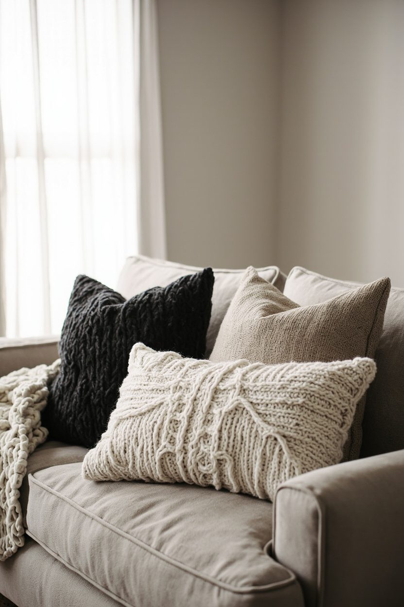 Textured Neutrals for Cozy Contrast