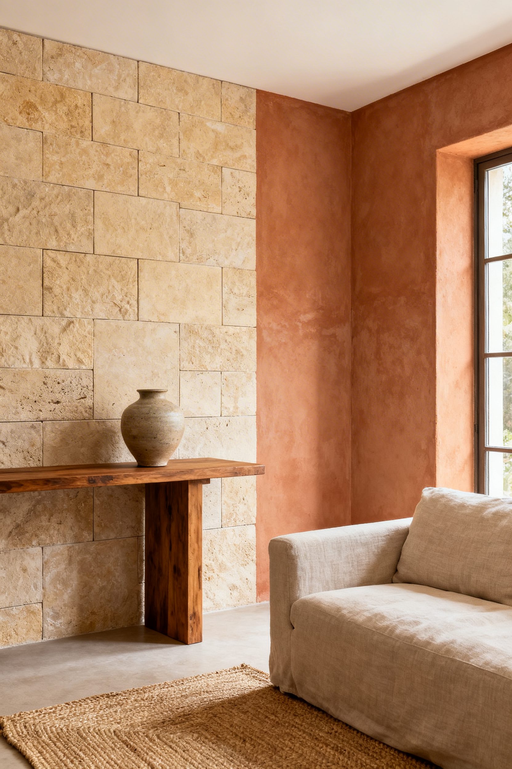 Textured Stone and Clay Surfaces