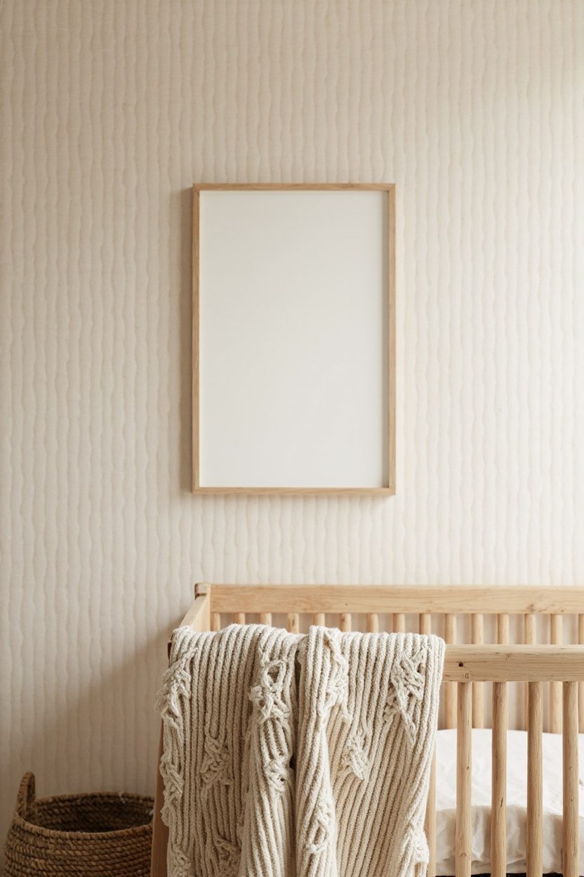 Textured neutral wallpaper backdrop