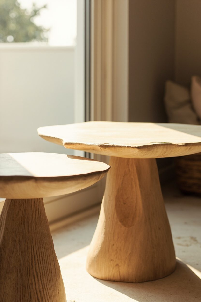 Toadstool Side Tables