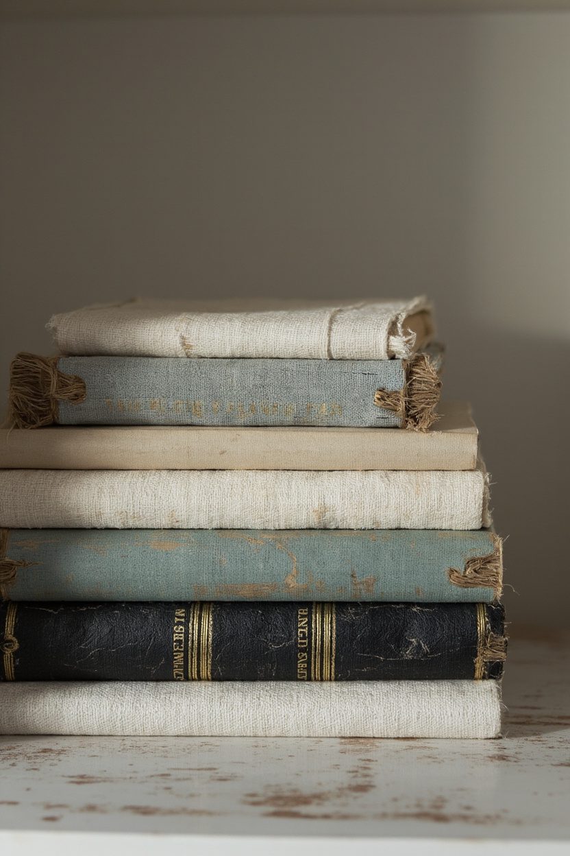 Vintage Book Stack