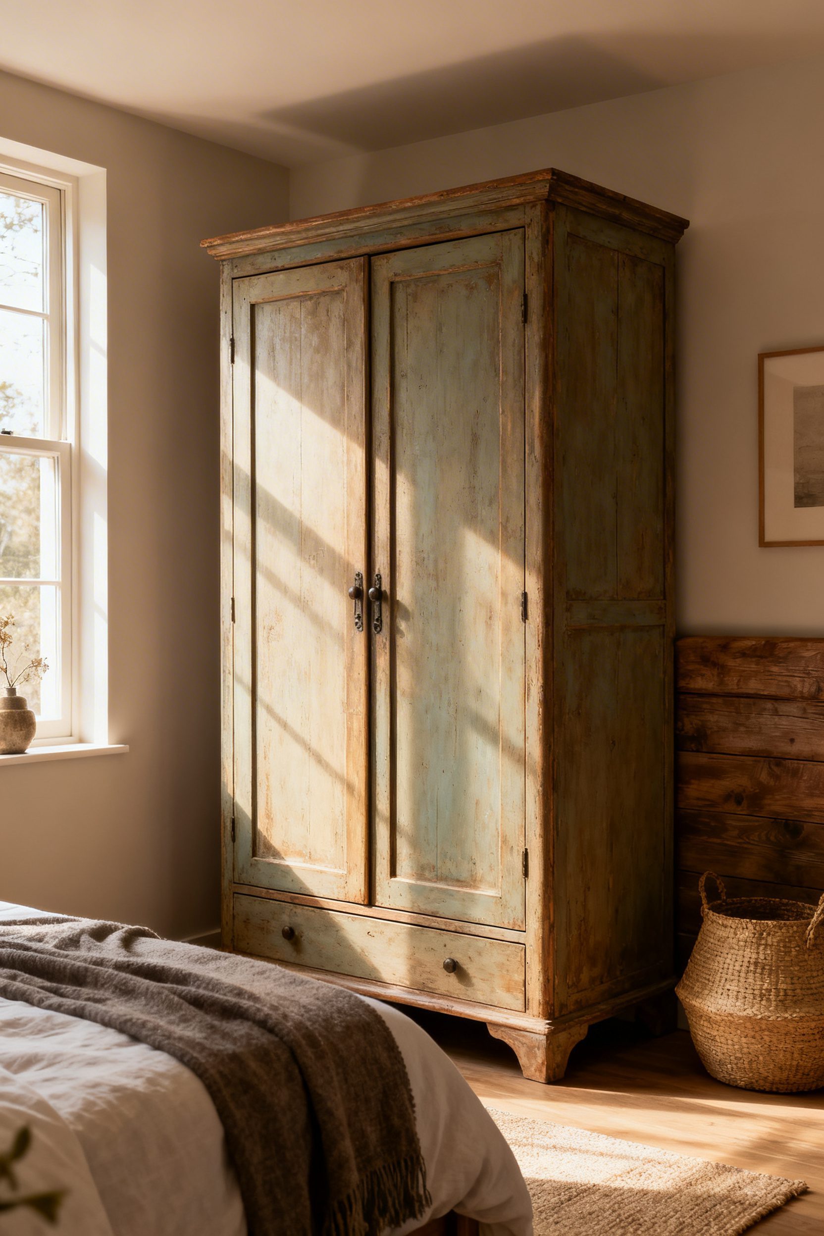 Vintage Wardrobe As Focal