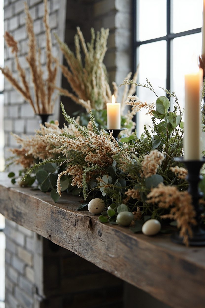 Warm Industrial Florals