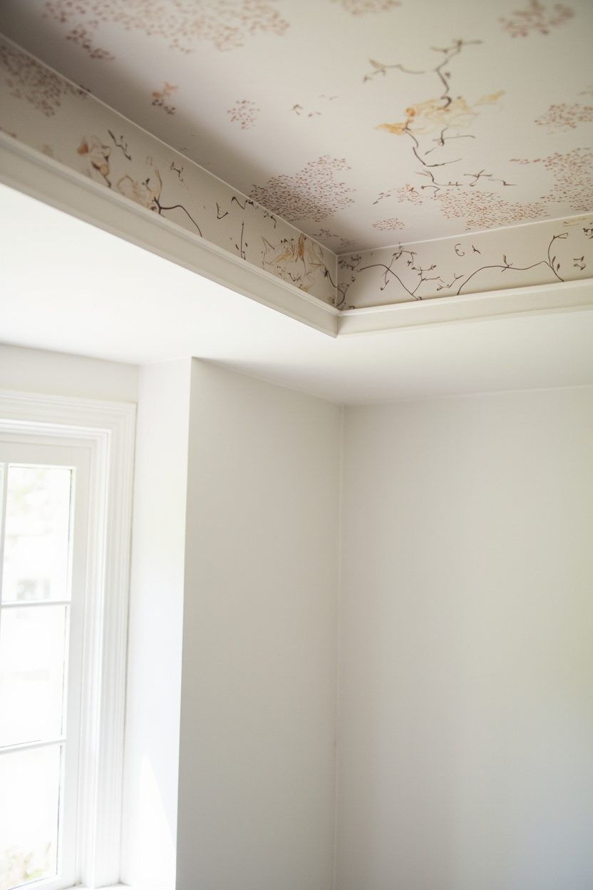 Whimsical Wallpaper Ceilings