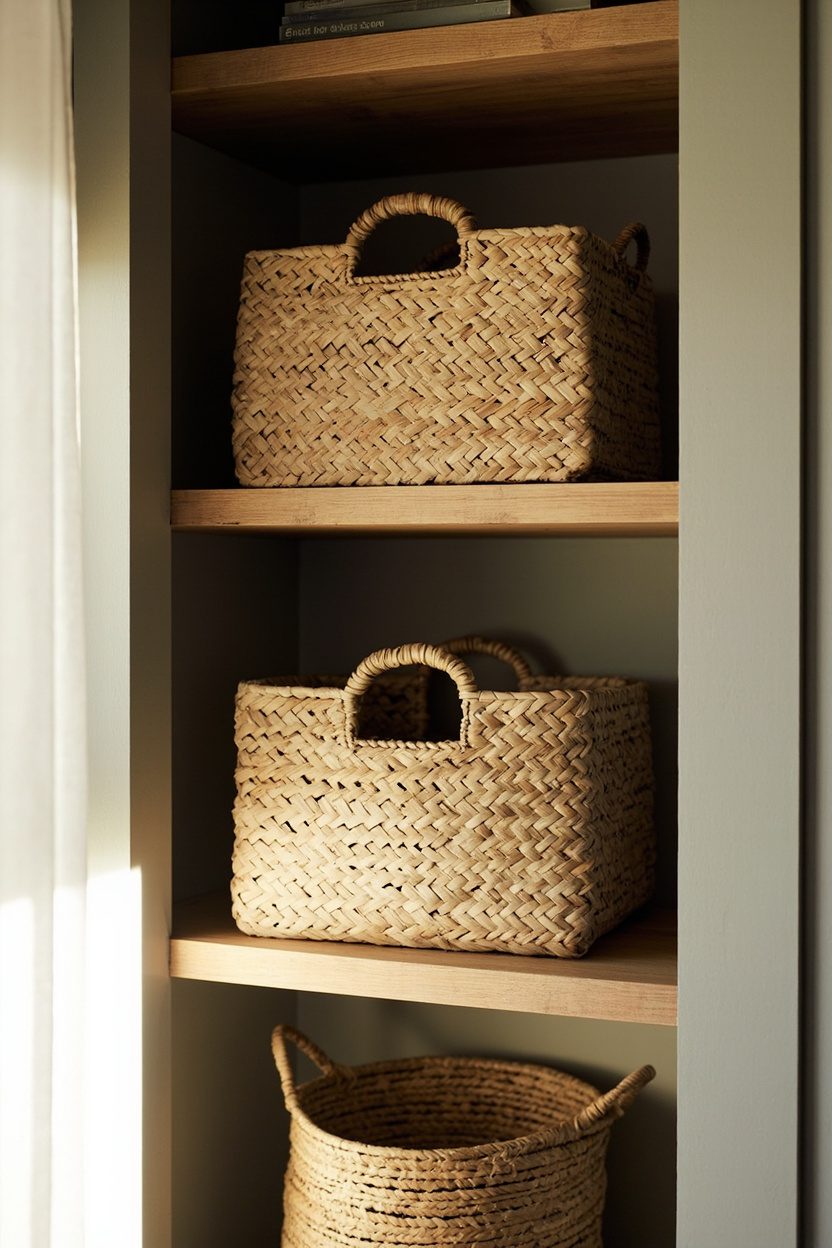 Woven Basket Storage