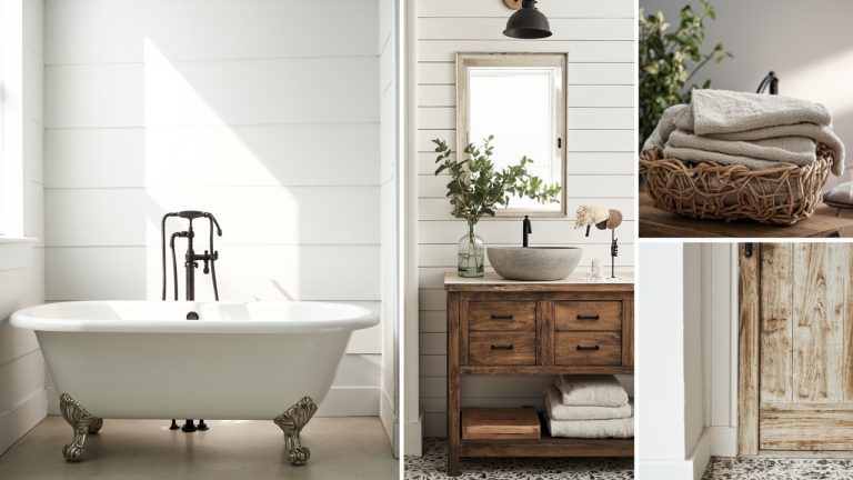farmhouse bathroom Design Trends