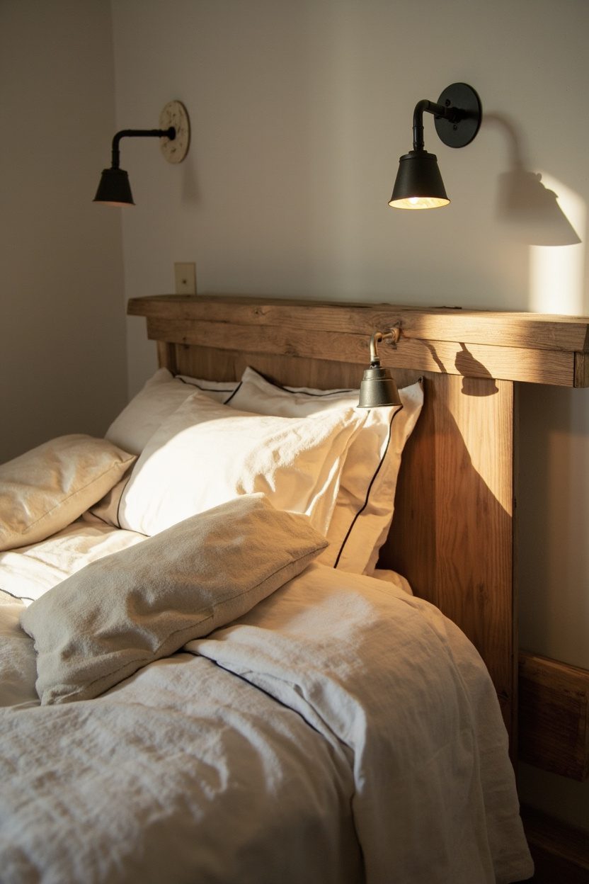 Adjustable Bedside Sconces for Readers