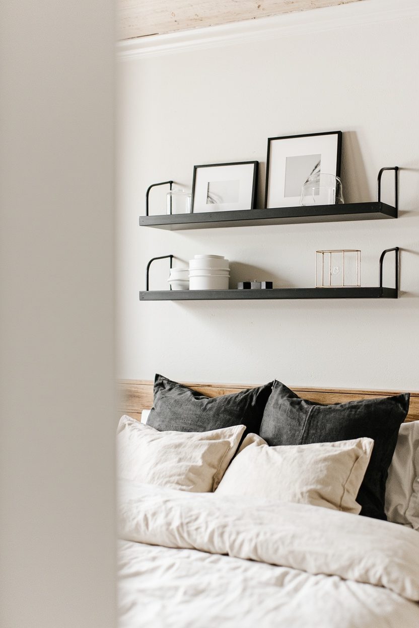 Black Iron Gallery Ledge Shelves