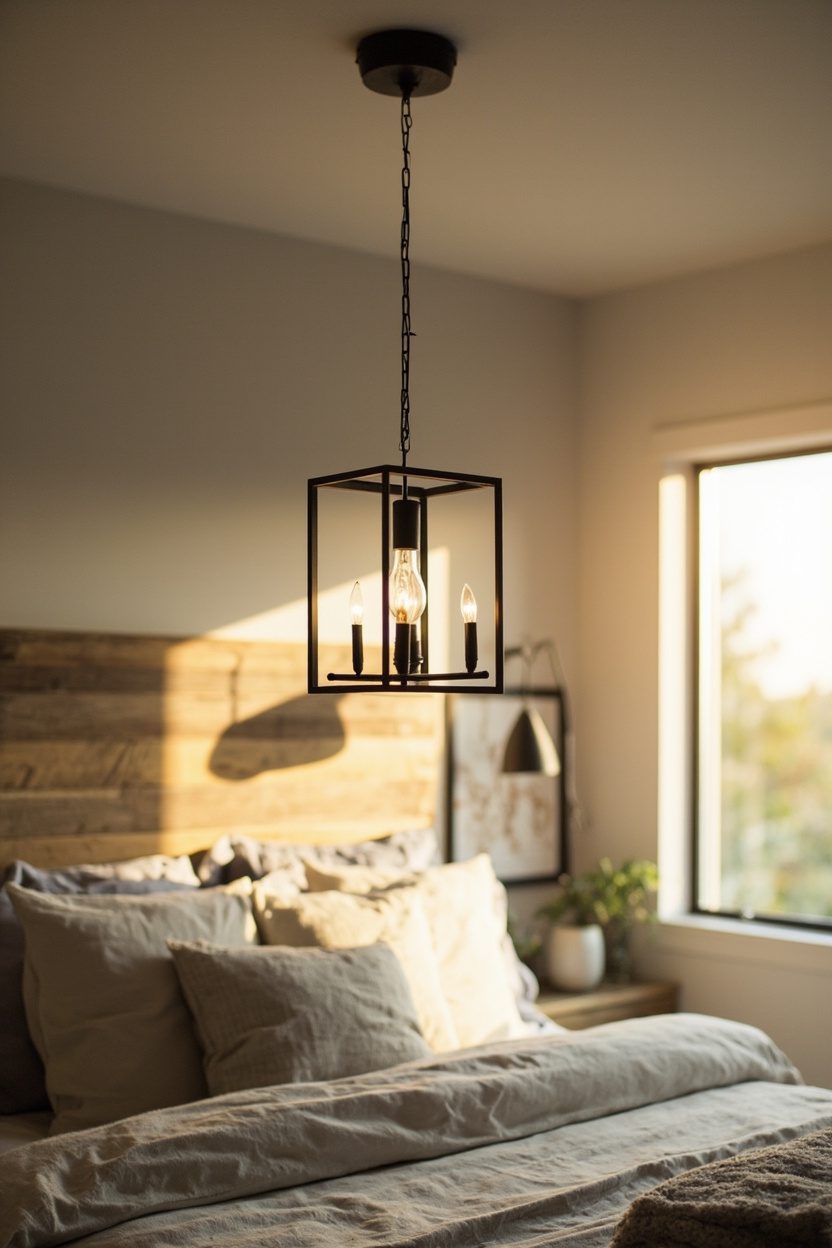 Black Iron Lantern Pendant Lighting