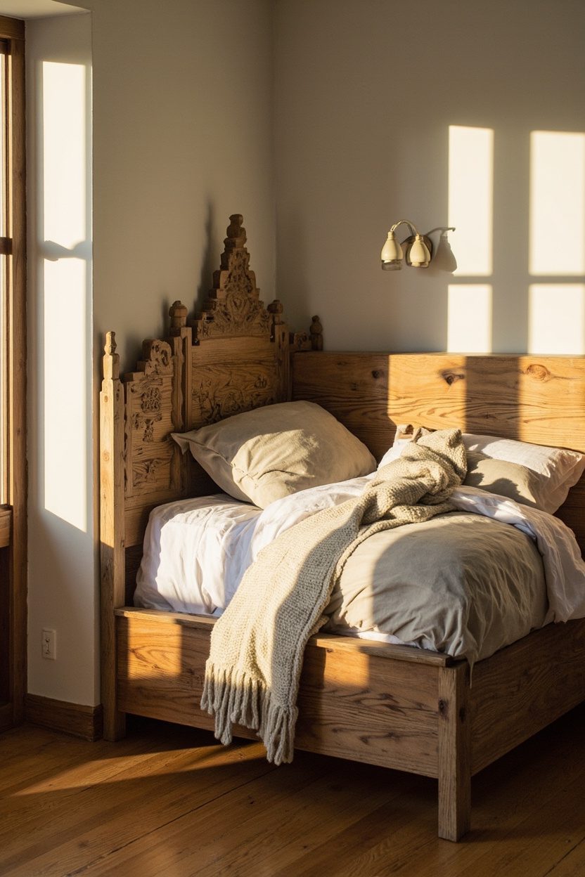 Carved Wood Bedframes