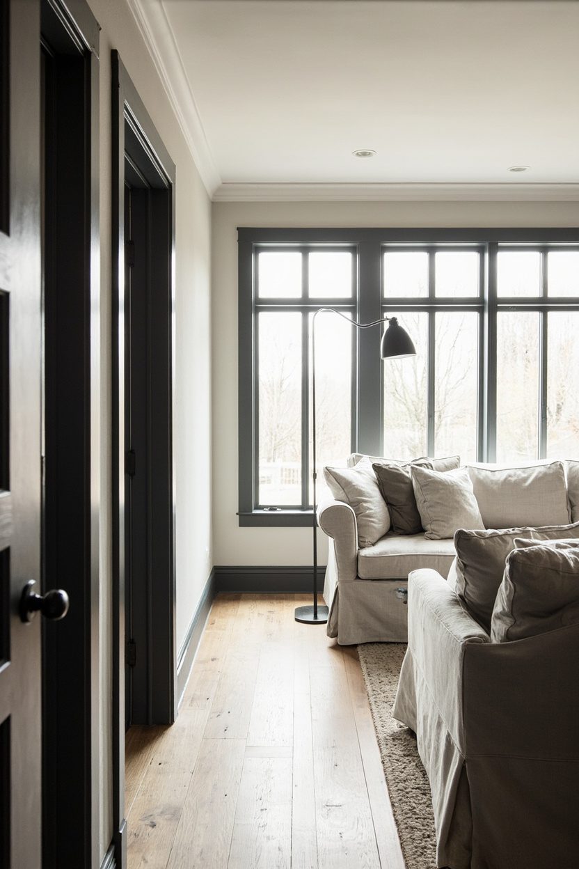 Charcoal Window Trim