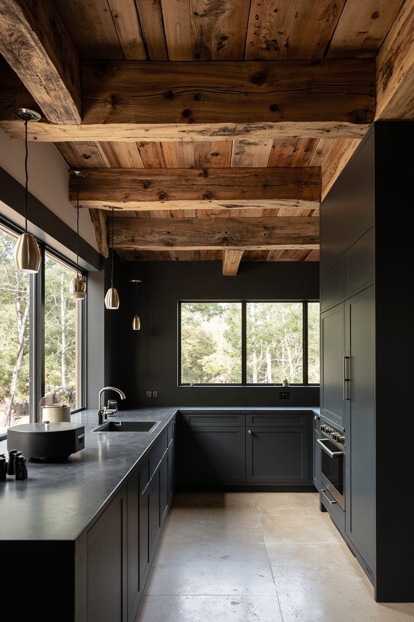 Exposed Timber Beams