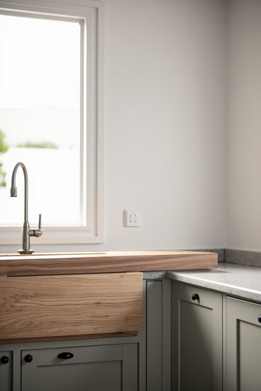Minimalist Farmhouse Butcher Block Palette